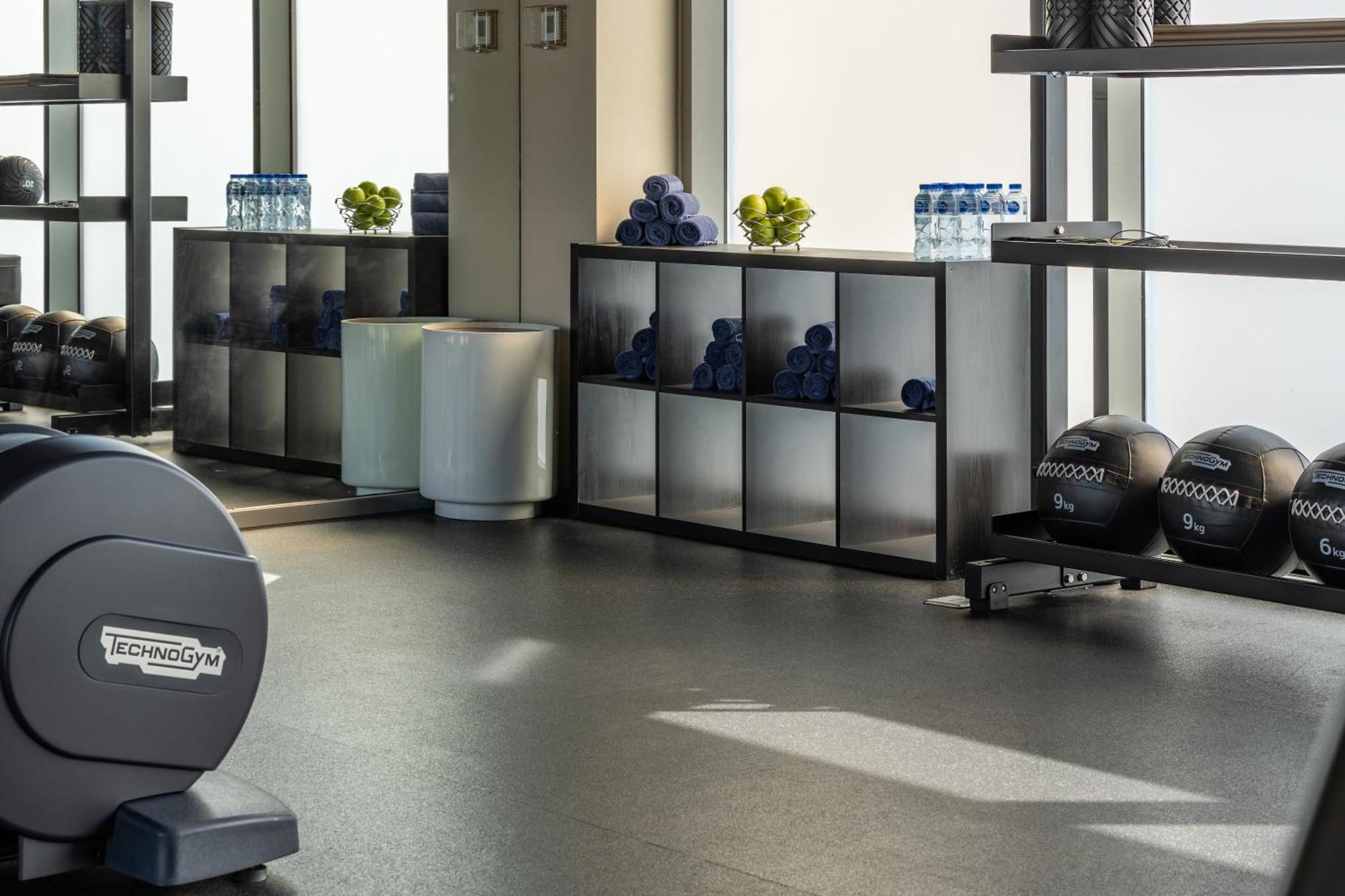 Shirvan Hotel City Yard 제다 외부 사진 The gym at the hotel