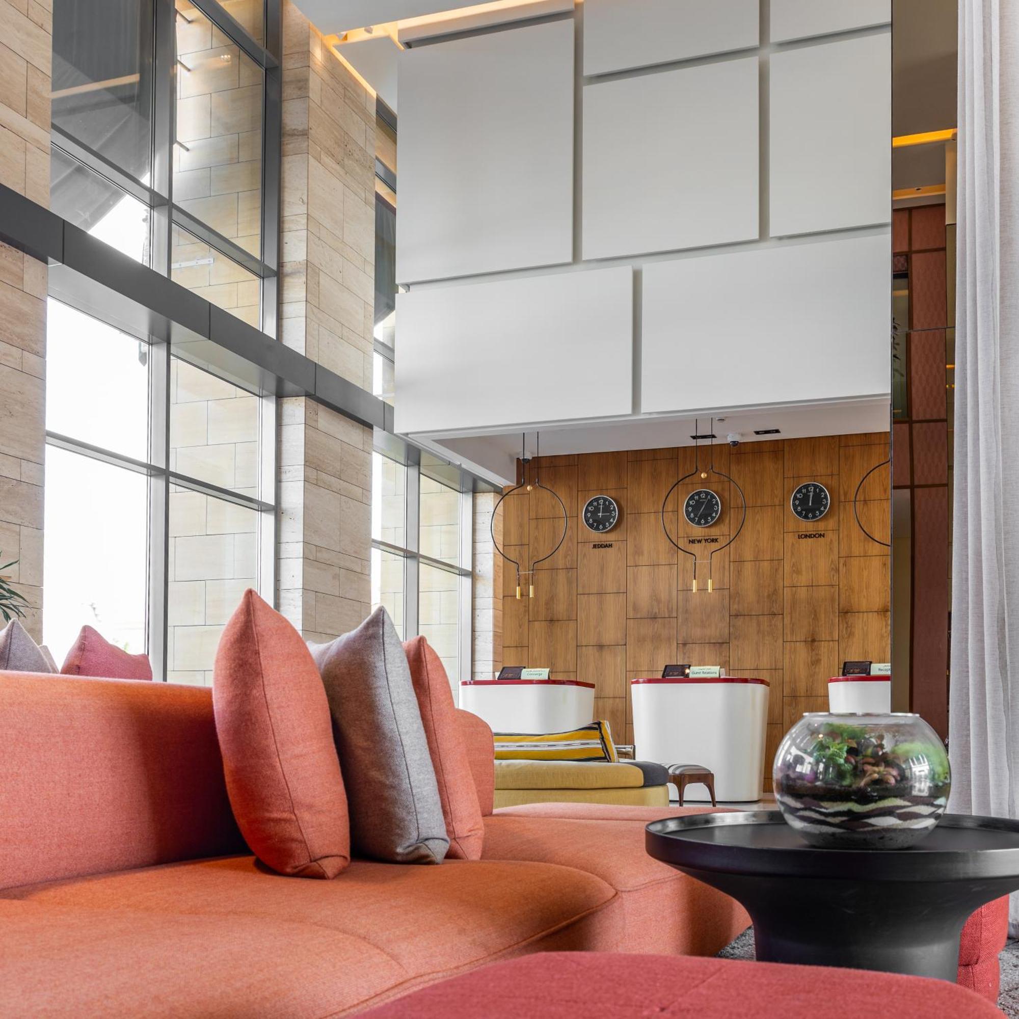 Shirvan Hotel City Yard 제다 외부 사진 The lobby of the hotel